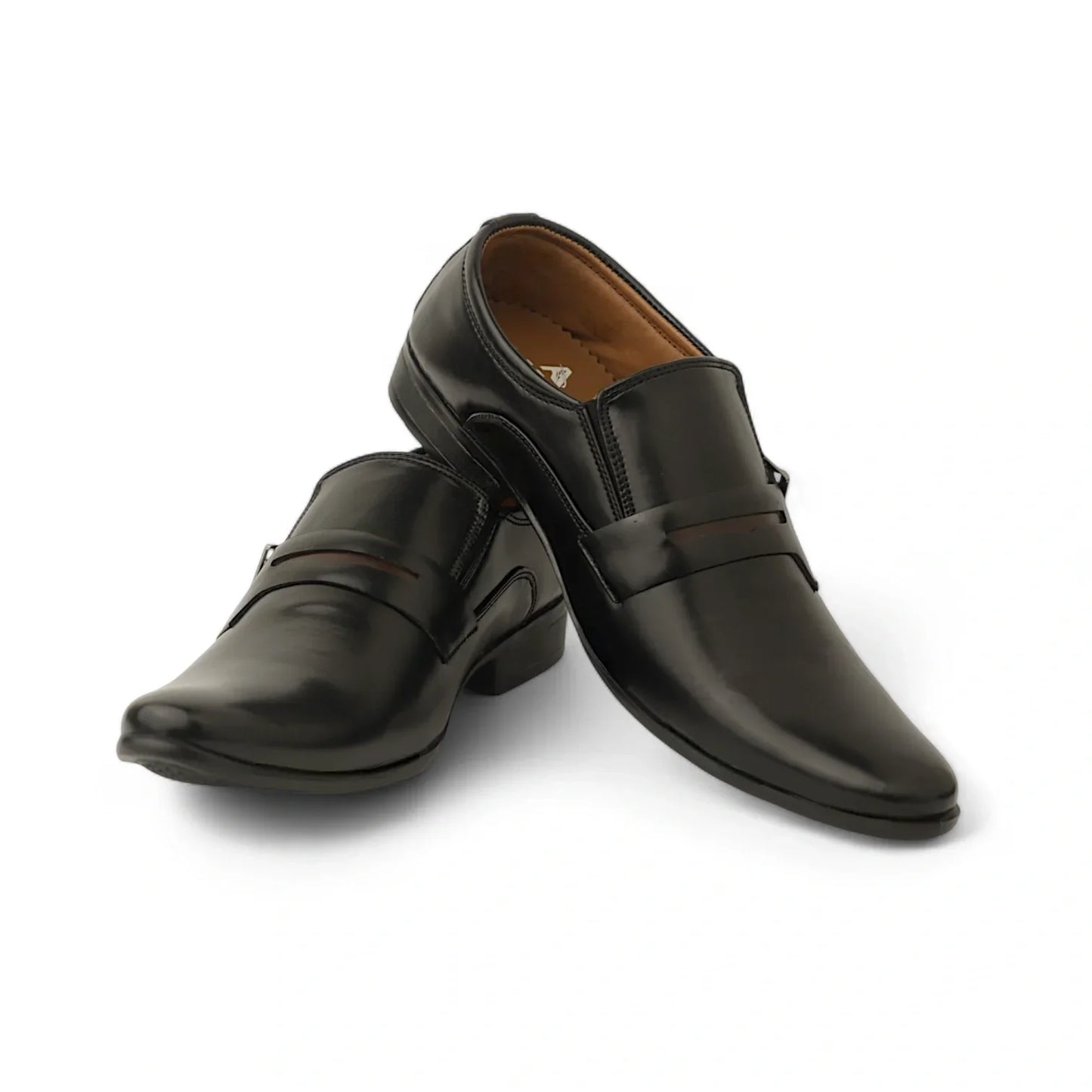 Formal Shoes AK-31 BLACK side Buckle