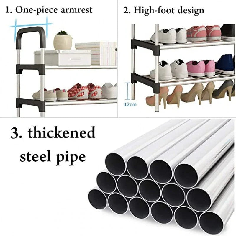Shoe Rack Organizer Iron Steel