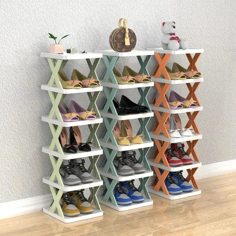 Shoes Organizer Rack X Shape
